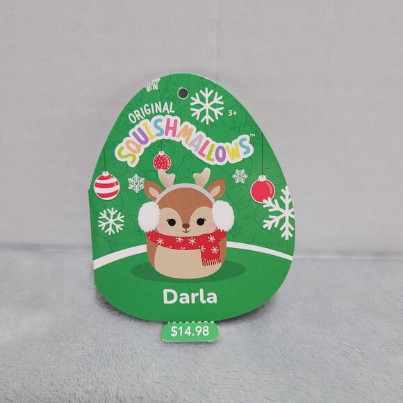 Squishmallow Darla the Holiday Deer - Picture 4 of 5